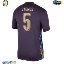 Moški Nogometni dresi Anglija John Stones #5 Gostujoči EP 2024 Kratek Rokav